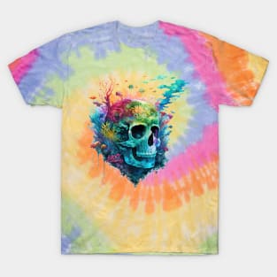 Psychedelic Underwater Skull T-Shirt